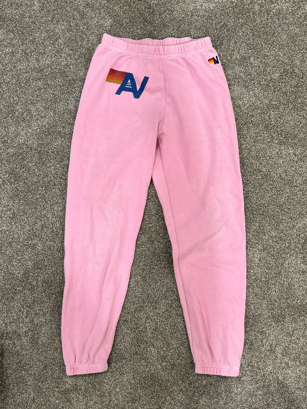 AVIATOR NATION Women’s neon pink logo sweatpants XS